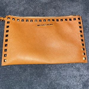 Tan, Michael Kors clutch
